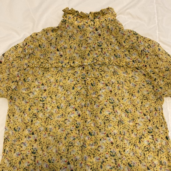 ZADIG & VOLTAIRE  Rebbie Anemone Dress Yellow Size S - Picture 8 of 8